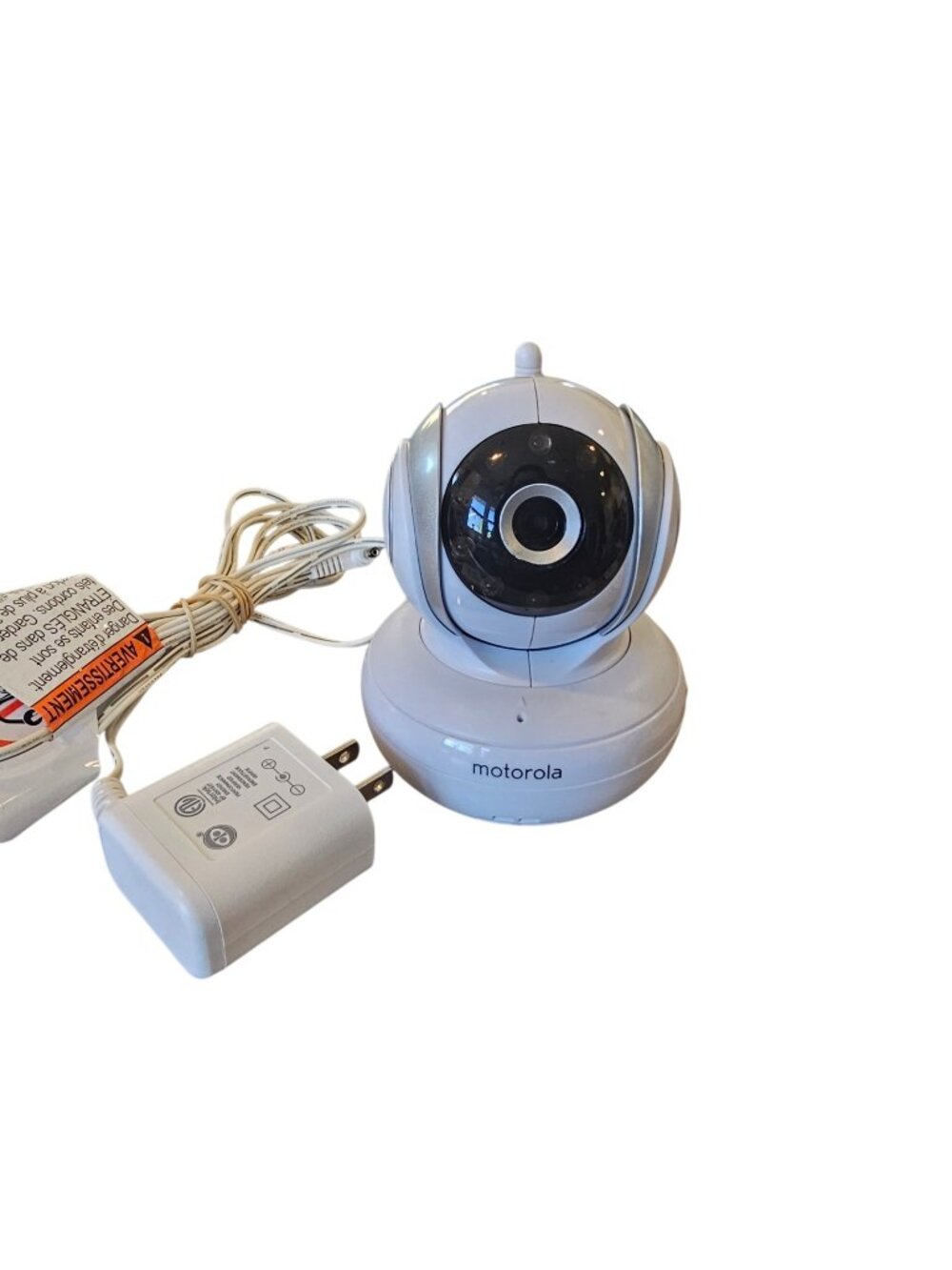 Motorola MBP33SBU Baby Monitor Camera ONLY w/Power Adapter Pairable WORKS